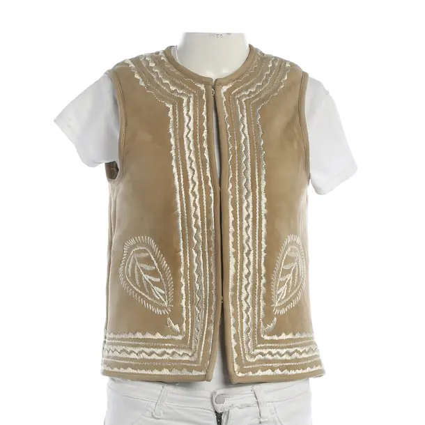 Fur Vest, in Brown, Fur, Etro