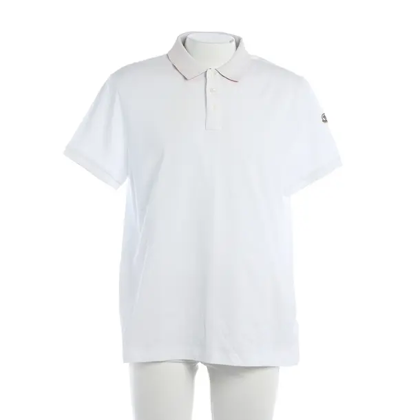 Poloshirt, in Weiß, Baumwolle, Moncler