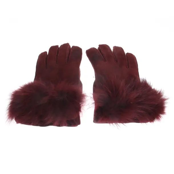 Gloves, in Bordeaux, Leather, UGG Australia