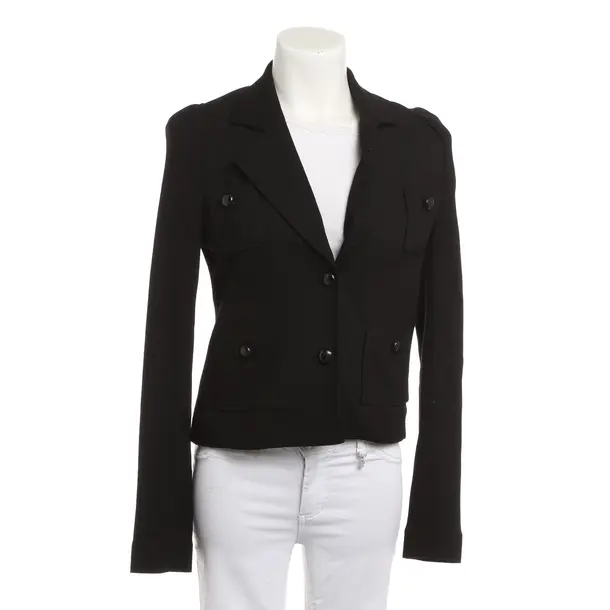 Blazer, in Schwarz, Wolle, Windsor
