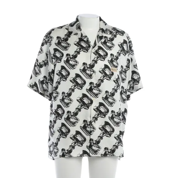 Hemd, in Weiß, Seide, Gucci