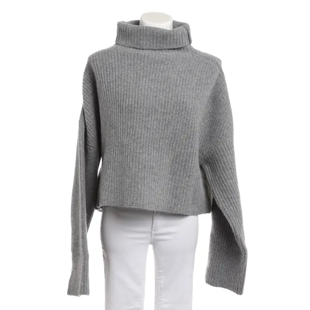 Wollpullover, in Grau, Wolle, by Aylin König