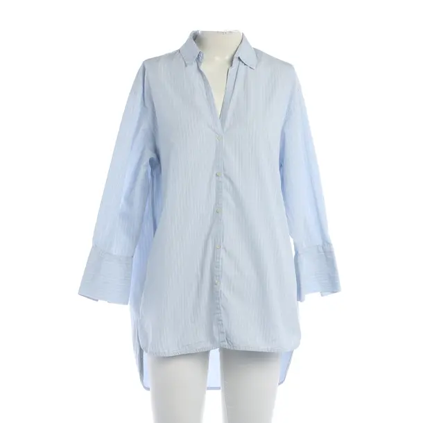 Blouse, in Light Blue, Cotton, 0039 Italy