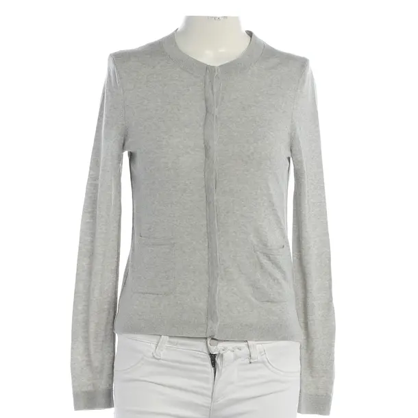 Cardigan, in Light Gray, Wool, Hugo Boss Black Label