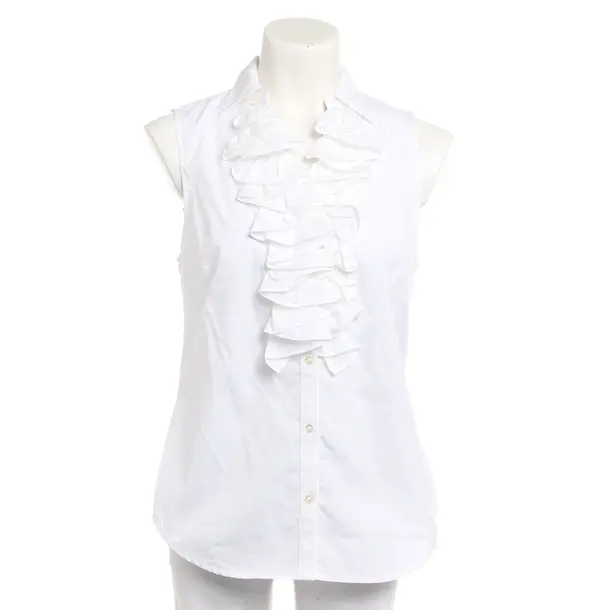 Top, in White, Cotton, Lauren Ralph Lauren