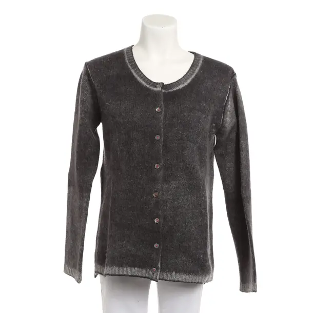 Cardigan, in Gray, Wool, Grace