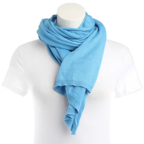 Sciarpa, in Blu, Cotone, Roeckl