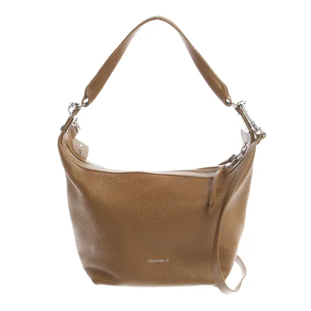 Schultertasche, in Braun, Leder, Coccinelle