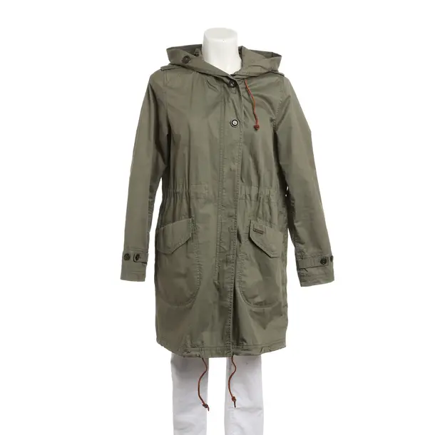 Summer Coat, in Green, Cotton, Woolrich