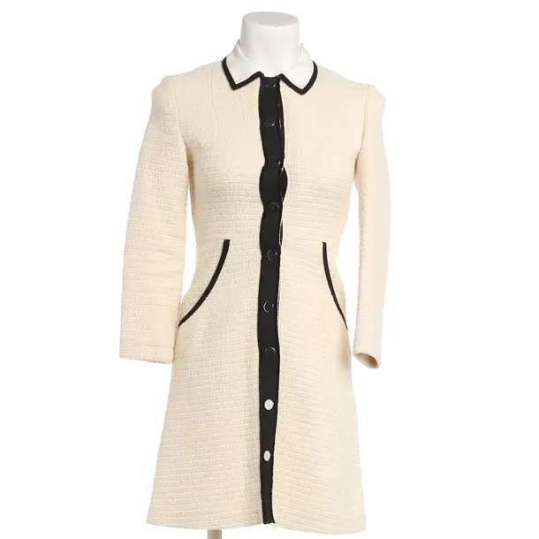 Cocktailkleid, in Cream, Baumwolle, Maje