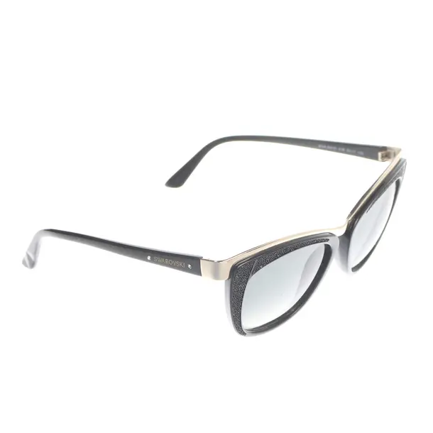 Sonnenbrille, in Schwarz, Kunststoff, Swarovski