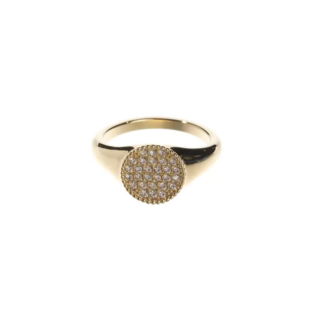 Ring, in Gold, Metal (metallic, metallized), Swarovski