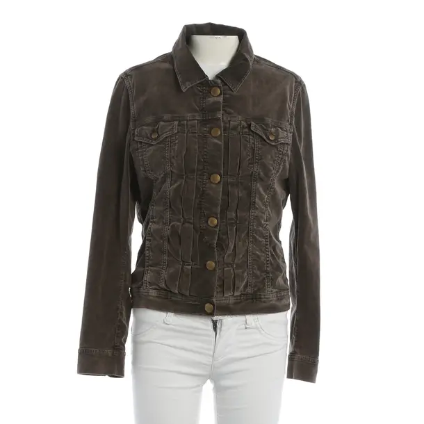 Sommerjacke, in Braun, Baumwolle, Closed