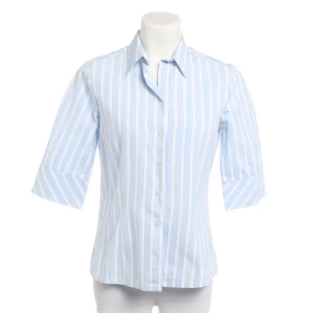 Blouse, in Blue, Cotton, Van Laack