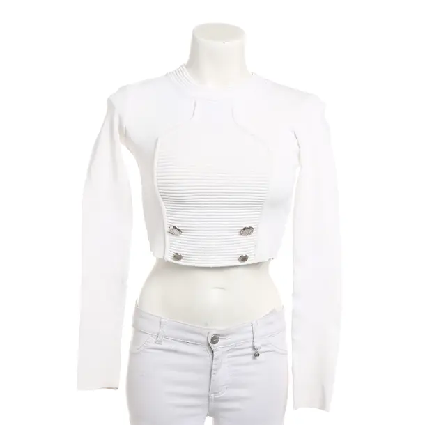 Longsleeve, in Weiß, Viskose, Elisabetta Franchi