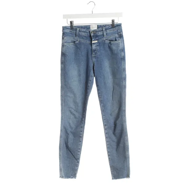 Jeans skinny, in Blu, Cotone, Chiuso