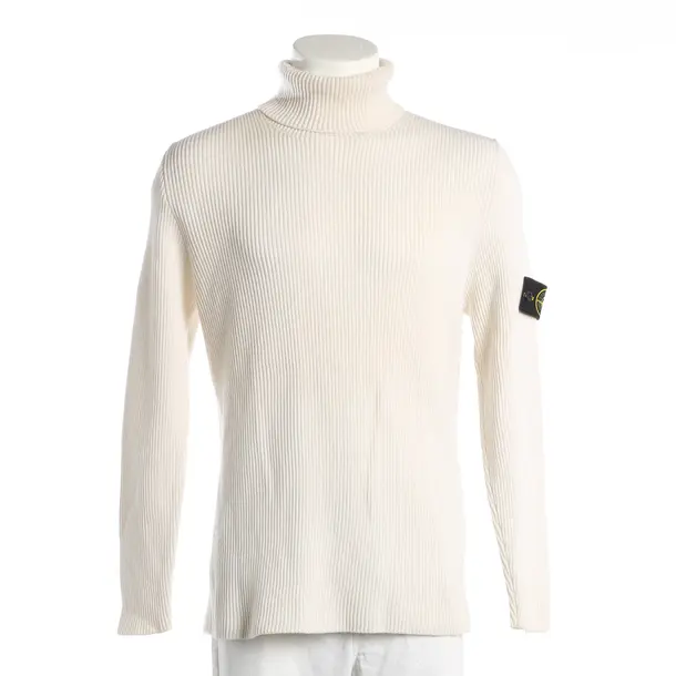 Pullover, in Cream, Wolle, Stone Island
