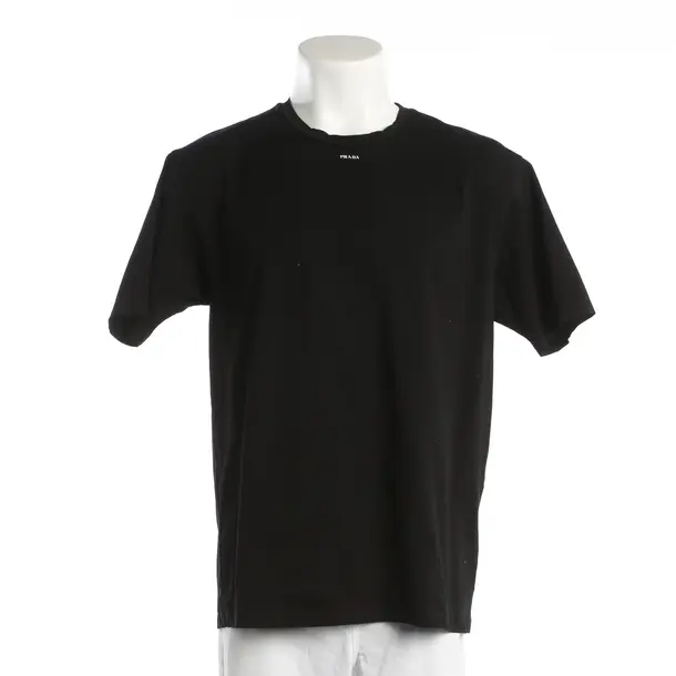 T-Shirt, in Schwarz, Baumwolle, Prada