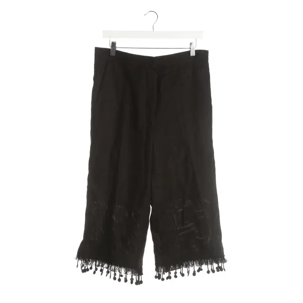 Hose, in Schwarz, Leinen, Max Mara