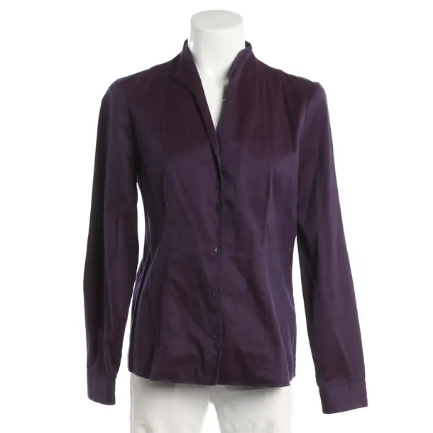 Bluse, in Lila, Baumwolle, Van Laack