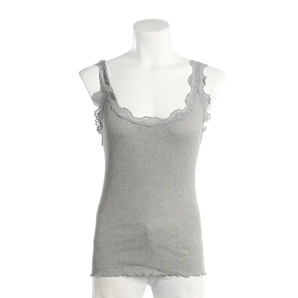 Top, in Gray, Silk, Rosemunde