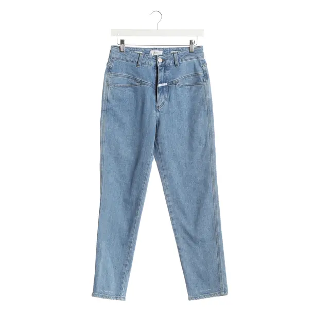 Straight Fit Jeans, in Blue, Cotton, Closed