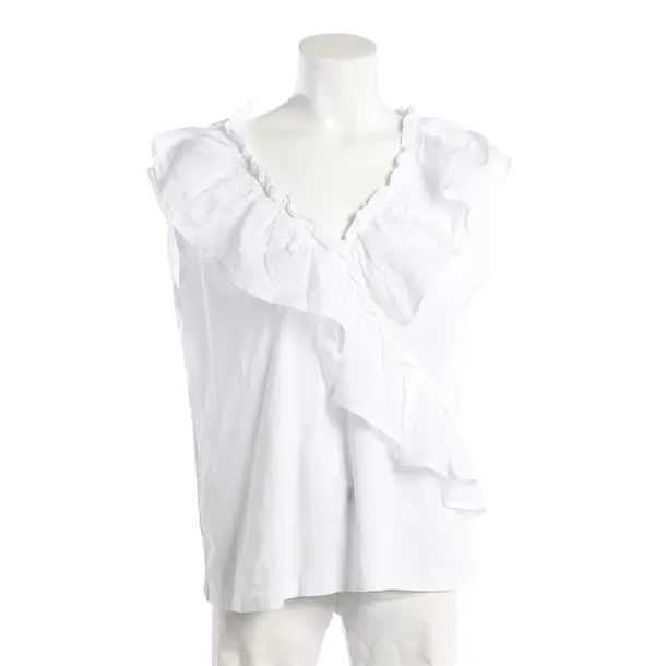 Top, in White, Cotton, Marc Cain