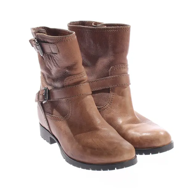 Ankle Boots, in Light Brown, Prada