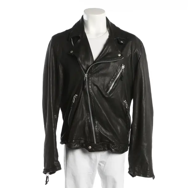 Lederjacke, in Schwarz, Leder, Closed
