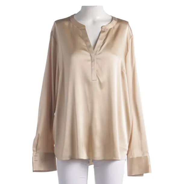 Blouse, in Light Brown, Silk, Herzensangelegenheit