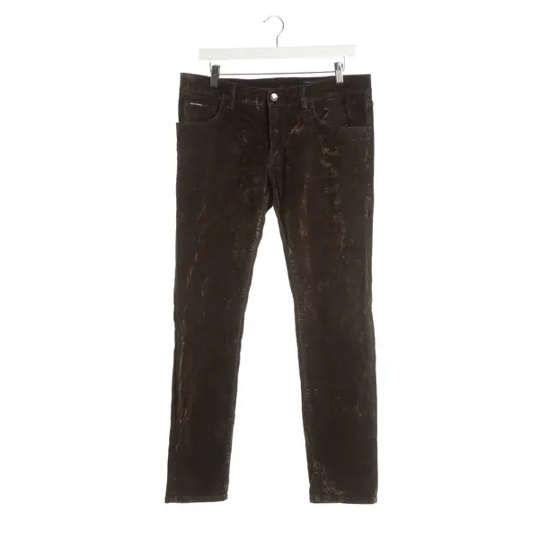 Pantaloni, in Verde oliva, Cotone, Dolce e Gabbana