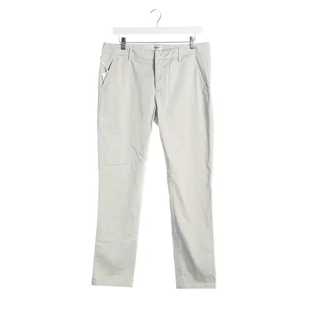 Chinos, in Light Gray, Cotton, Dondup