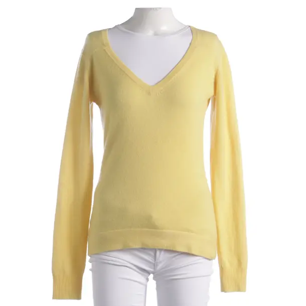 Jumper, in Yellow, Wool, Closed