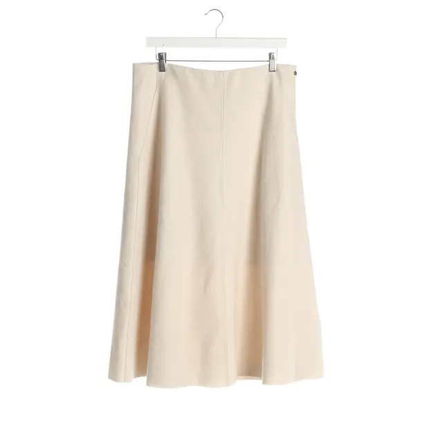 Skirt, in Cream, Wool, Marc Cain