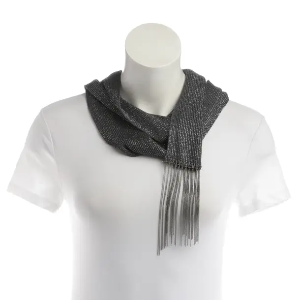Schal, in Grau, Wolle, Fabiana Filippi