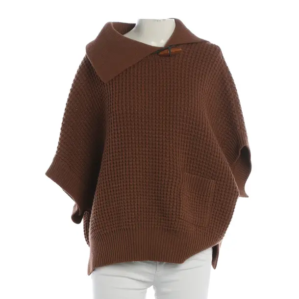 Shirt, in Brown, Wool, Fabiana Filippi