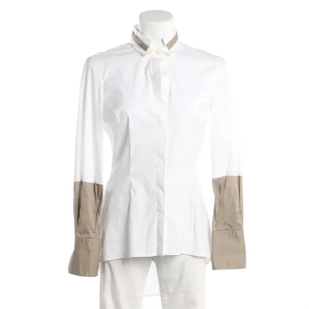 Tunic, in White, Cotton, Brunello Cucinelli