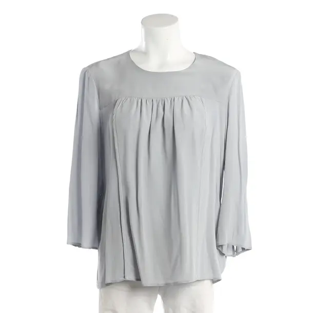 Blouse, in Gray, Silk, Prada