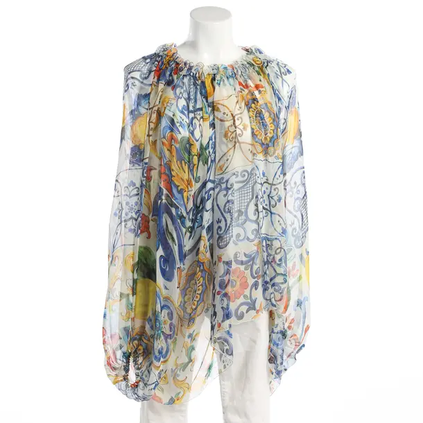 Bluse, in Mehrfarbig, Seide, Dolce & Gabbana