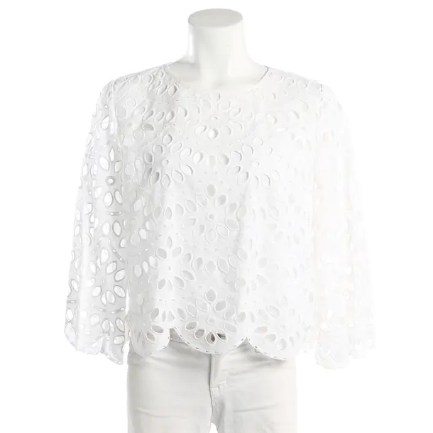 Blouse, in White, Cotton, Marc Cain
