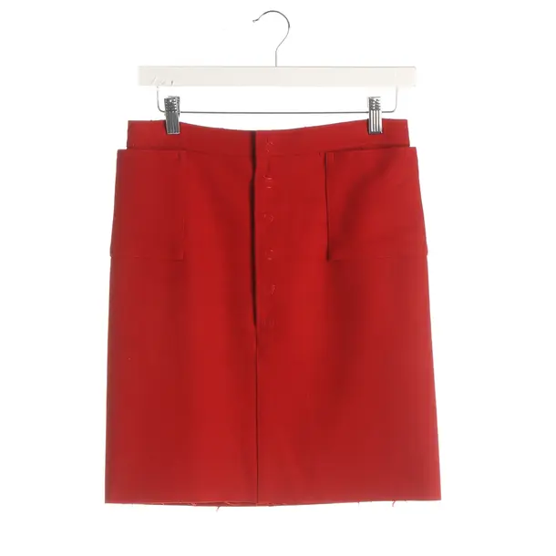 Rock, in Rot, Wolle, Yohji Yamamoto