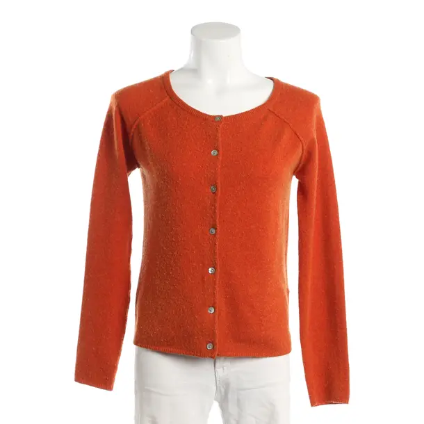 Strickjacke, in Dunkelorange, Wolle, Rosemunde