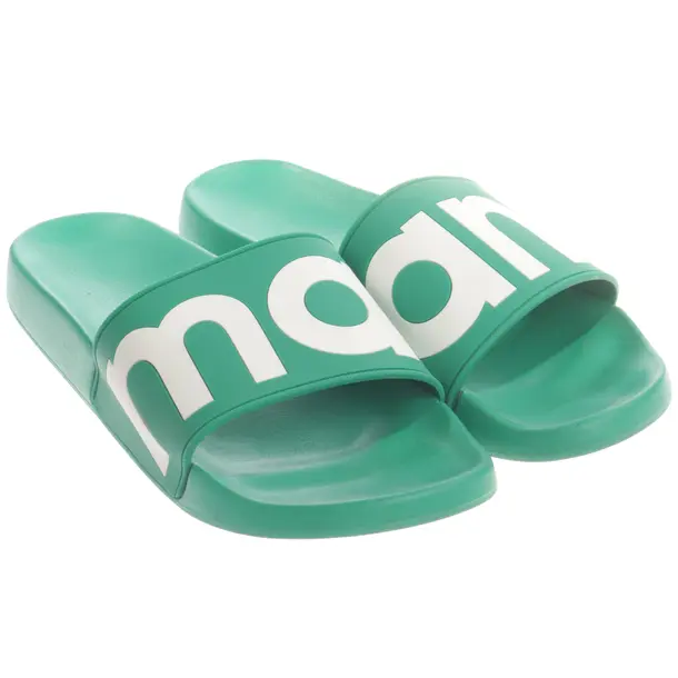 Slides, in Green, Isabel Marant