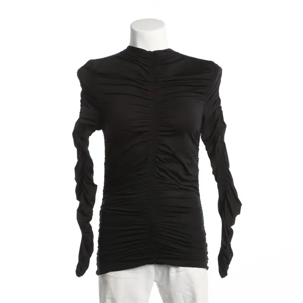 Long Sleeve Shirt, in Black, Polyamide, Patrizia Pepe