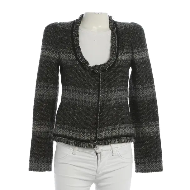 Blazer, in Dunkelgrau, Baumwolle, Patrizia Pepe