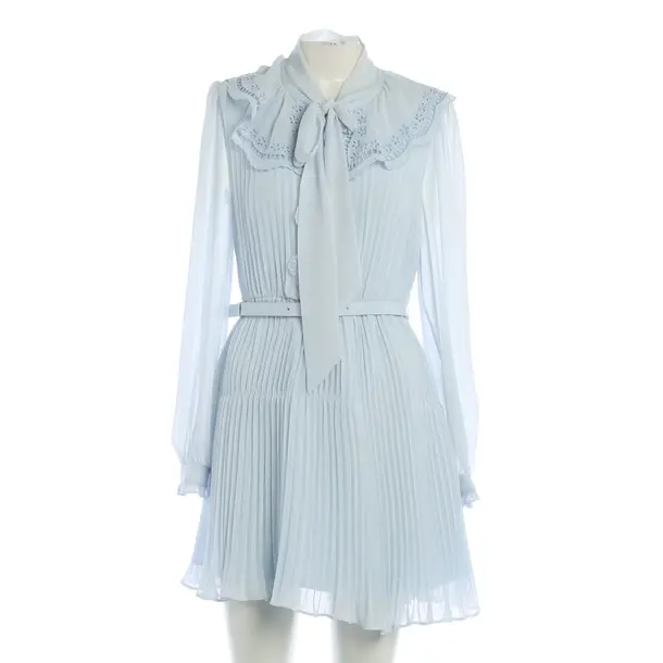 Cocktailkleid, in Hellblau, Polyester, self-portrait