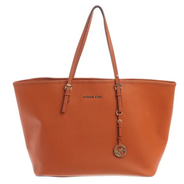 Shopper, in Dunkelorange, Leder, Michael Kors