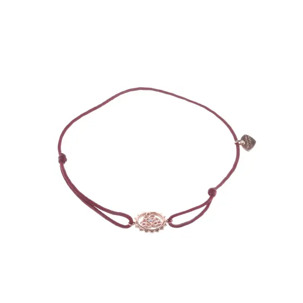 Bracelet, in Bordeaux, 925 Sterling Silver, Thomas Sabo