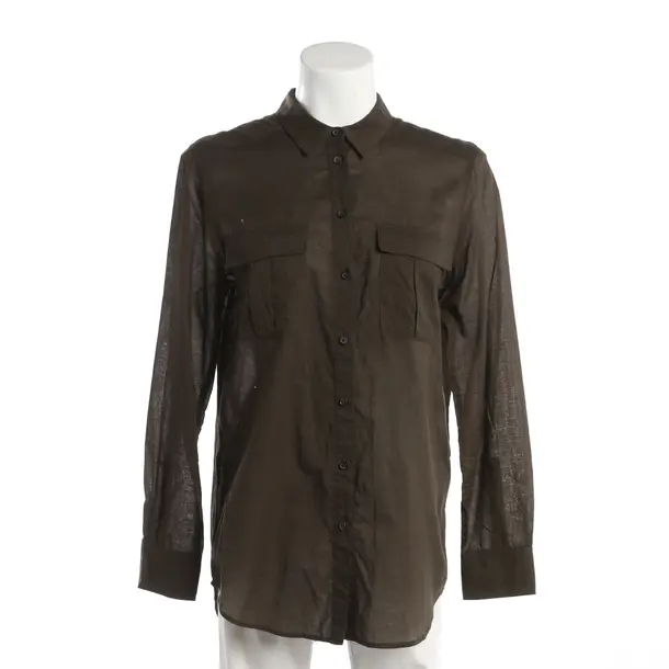 Blouse, in Dark Brown, Cotton, Drykorn