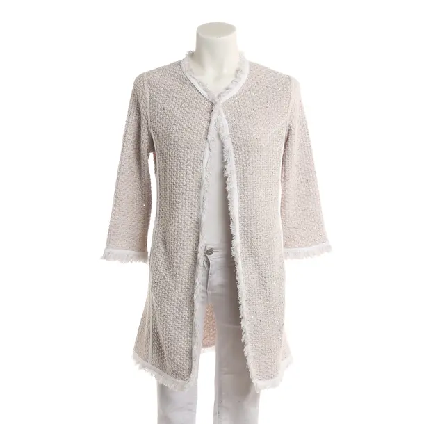 Strickjacke, in Beige, Baumwolle, Bruno Manetti